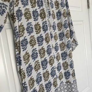 LOFT light Wgt Print dress